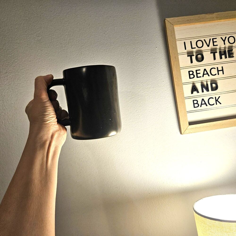Rae Dunn Black "MOM" Mug 5" X 4" - Picture 5 of 5
